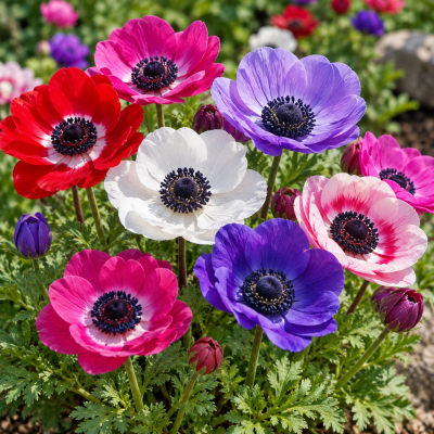 Anemone De Caen Mixed