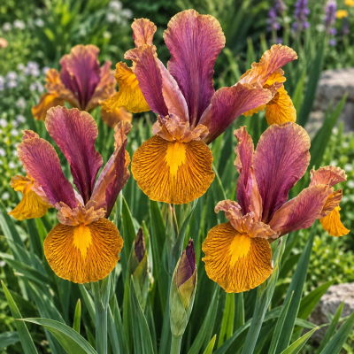 Iris Hollandica Queen Bronze 