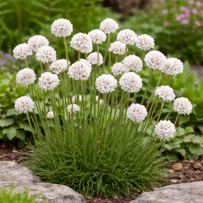 Armeria maritimă Morning Star White 7 sem.