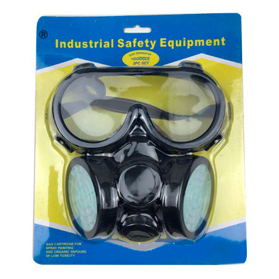 Mască de protecție cu 2 filtre + ochelari