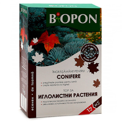 Îngrășământ pentru conifere de toamnă PK 12-20 (1 kg)
