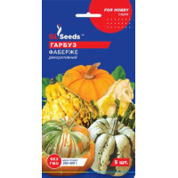 Тыква Фаберже декоративная (5шт)