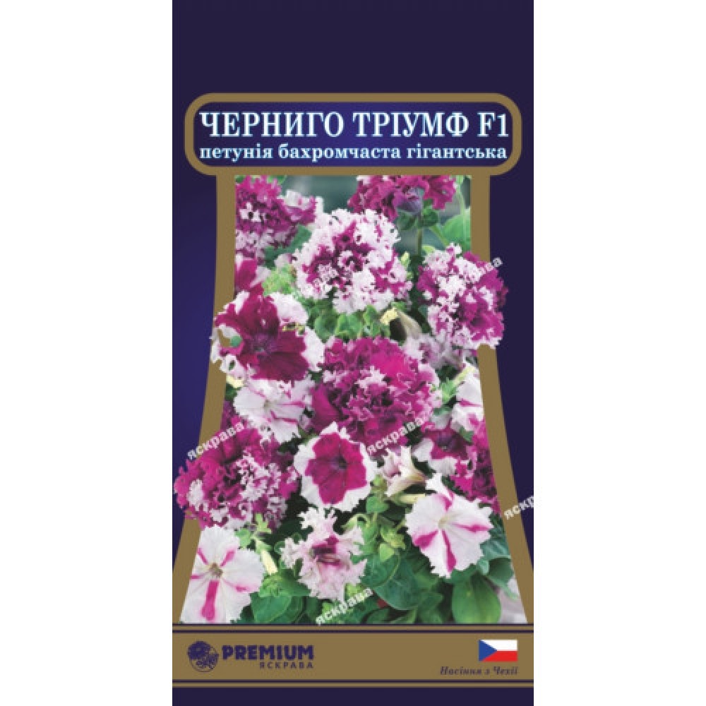 Петуния бахромчатая Черниго Триумф F1 10 семян в оболочке