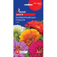 Цинния Калифорнийские гиганты (0,5г)