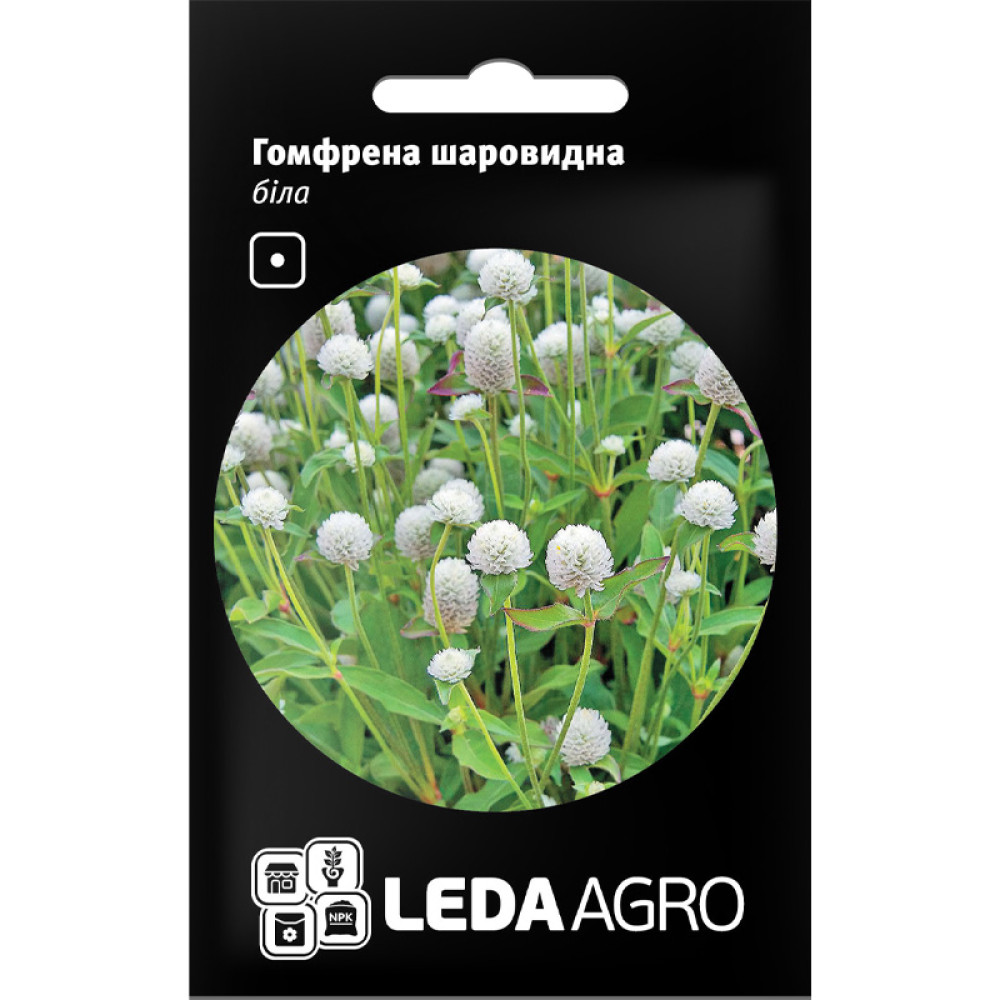 Gomphrena globosa albă 0,1 g