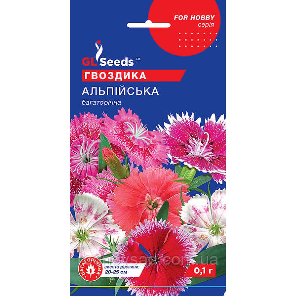 Гвоздика альпийская Смесь 0,1г